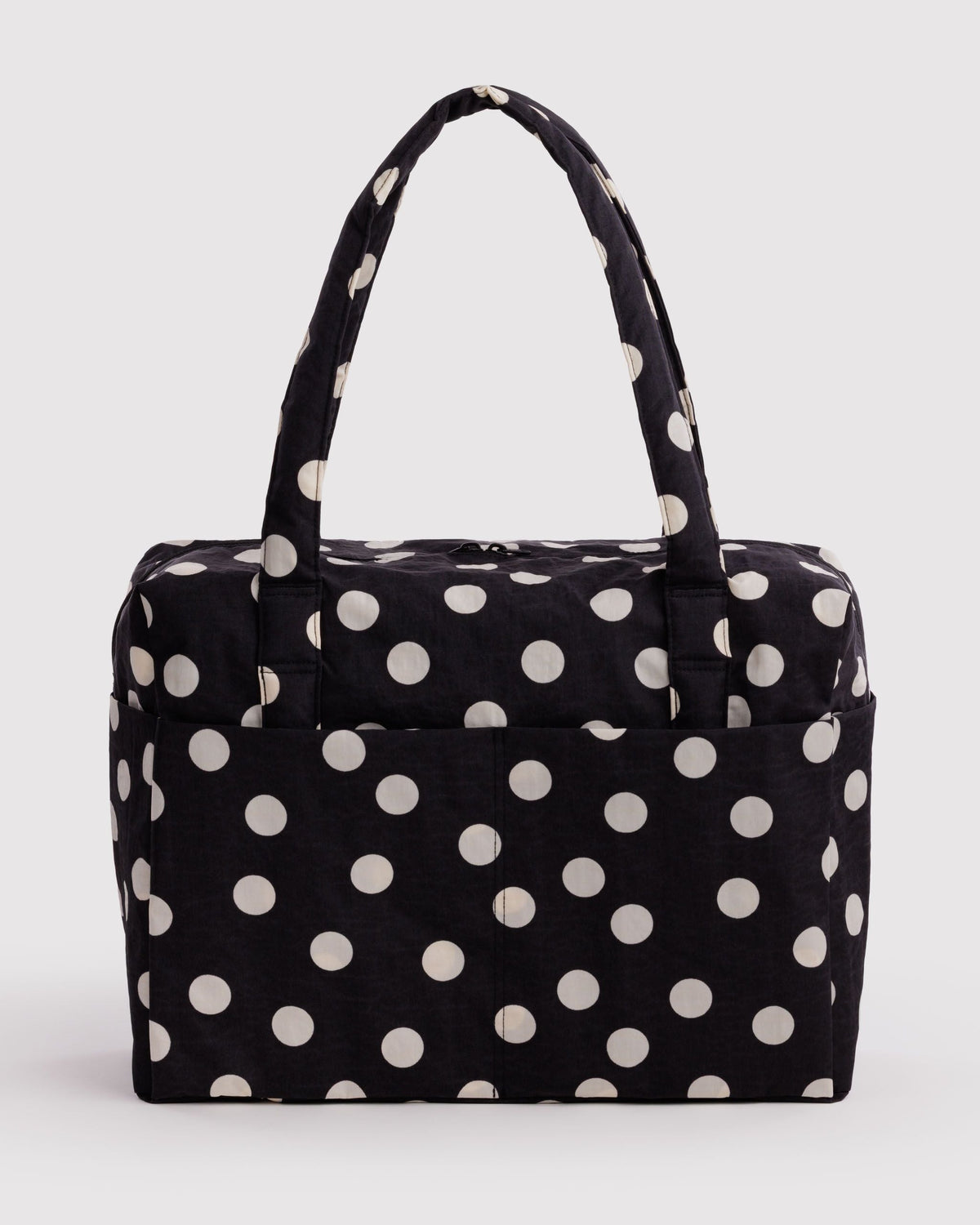 Cloud Carry-on - Black and Cream Polka Dot
