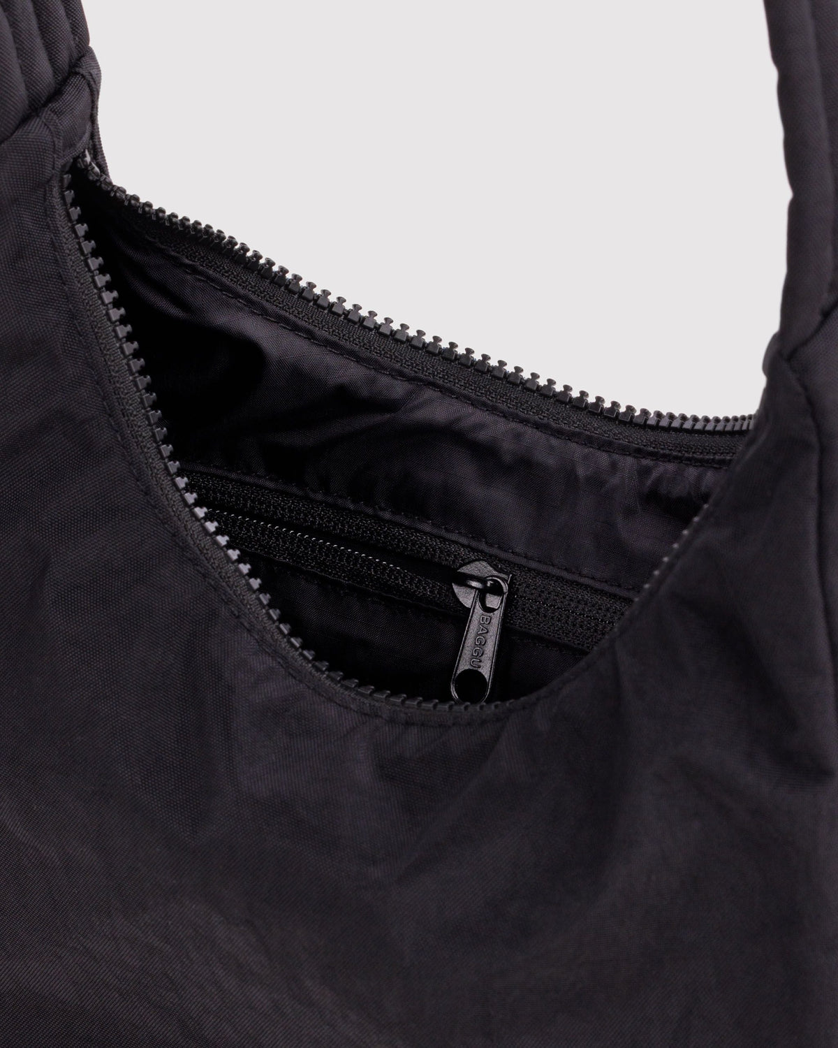 Mini Nylon Shoulder Bag - Black Key Leash