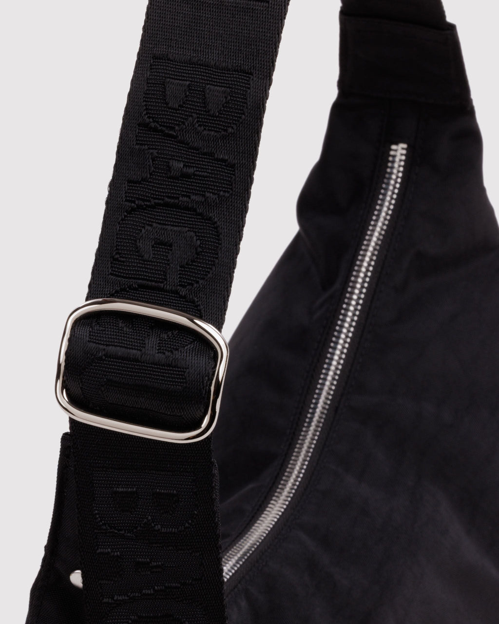 Medium Nylon Crescent Bag - Studs